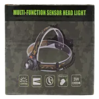 Налобный фонарь Bailong BL-6616-1505 Аккумулятор, T6, бесконтактное  включение, 4822 - 2