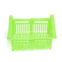 Раздвижной пластиковый контейнер для хранения продуктов в холодильнике Storage rack / 7240 - 2