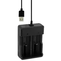 Зарядное устройство для аккумуляторов 2x18650 / от USB / Li-ion Charger MS-5D82A - 2