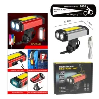 Велосипедная фара велофонарь аккумуляторная WD415 с функцией PowerBank - 2