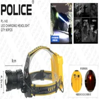 Налобный фонарь Bailong PL-143, HT-804-P90, 3x18650, Type-C, Zoom - 4