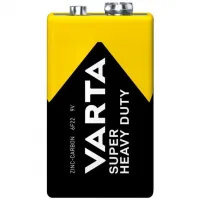 Батарейка VARTA SuperHeavy Duty Крона 6F22 / 9V / солевая / БЛИСТЕР - 2