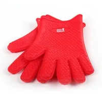 Термостойкие силиконовые перчатки-прихватки HOT HANDS (пара) /7707 - 3