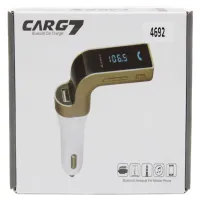 FM Модулятор для Авто CARG7, Bluetooth, MP3, USB, AUX / 4692 - 1