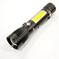 Ручной фонарь Police RB224, Li-ion 18650, T6+COB, Zoom/ ЗУ USB - 2