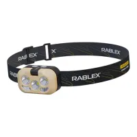 Налобный фонарь Rablex RB985, белый+красный+жёлтый, 2 XPG LED, Sensor, аккум, Type-C - 2