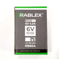 Аккумуляторная батарея Rablex 6V 4.5Ah (RB645), свинцово-кислотная (SLA) - 3
