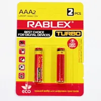 Батарейка Rablex LR3 AAA /2pc/TURBO / Alkaline /БЛИСТР - 3