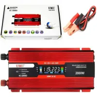 Инвертор преобразователь UKC AC/DC KC-2000D 2000W 12V + lcd / 3739 - 1