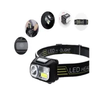 Налобный фонарь CY-2058,XPE, COB, Зеленый, Красный, Синий, Motion Sensor, Li-Ion аккум., ЗУ microUSB - 3