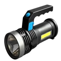 Ручной фонарь BL-8205, встроенный аккум, USB, индикатор зарядки - 1
