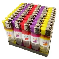 Зажигалка газовая карманная WEI JIE 802 - 3