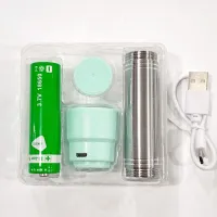 Ручной фонарь разборной RB293, Okgo fa-8911, 18650, microUSB - 8