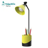 Настольная LED лампа аккумуляторная TAIGEXIN TGX-L2, ночник, ячейка для ручек - 4