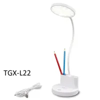 Настольная LED лампа аккумуляторная TAIGEXIN TGX-L22, ночник, ячейка для ручек - 1