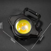 Фонарь для кемпинга RB437, W5133, белый, красный, type-c, индикатор, магнит, карабин, брелок - 3