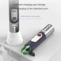 Ручной фонарь RB271, XST-836, боковая подсветка, зум, type-c, карабин, насадка - 2