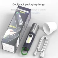 Ручной фонарь RB271, XST-836, боковая подсветка, зум, type-c, карабин, насадка - 5