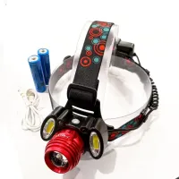 Налобный фонарь RB188, BL-150-T6+COB, сенсорное включение, microUSB - 2