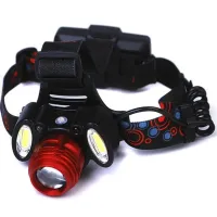 Налобный фонарь RB188, BL-150-T6+COB, сенсорное включение, microUSB - 4