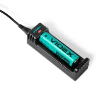 Зарядное устройство 1x18650 и др./ от USB / Videx VCH-U101 - 7
