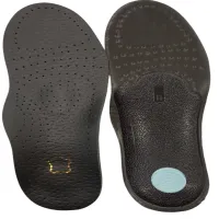 #16 Стельки кожаные ортопедические супинаторы в туфли №16 чёрные / разм.38 - 1