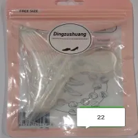 #22 Гелевые силиконовые Задники для обуви Прозрачные (2шт./уп.) №22 - 4