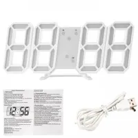 Часы электронные VST-1089, 6802 + Температура / синяя подсветка - 4