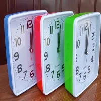 Часы Будильник № 8082 / JX-202 / 3016 (Квадратные) разные цвета - 2