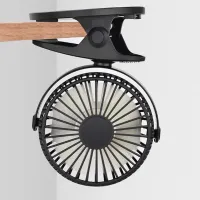 Вентилятор настольный USB SS-13 / Mini Fan XH-09/ аккум. на прищепке(WX6507) - 3