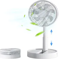 Вентилятор настольный складной USB мини-вентилятор Folding Fan с аккум. (WX6505) - 1