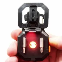 Фонарь для кемпинга LL-201, RB438, белый,желтый,красный,type-c,индикатор,магнит, карабин,зажигалка - 4