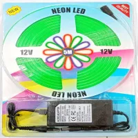 Лента силиконовая LED NEON Зеленая 5 м 12V-220V /0764 - 4