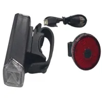 Велосипедная фара и задний фонарь X-Balog HY028, PL-B18 - 4