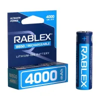 Аккумулятор Rablex 18650, 4000mAh c ЗАЩИТОЙ Li-ION 3.7v - 1