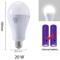 Лампа кемпинг в цоколь E27, 20W, 2x18650, AC/DC, 8440 - 2