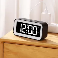 Часы электронные настольные 40544, / 7336/ с LED подсветкой и USB - 4