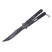 Нож бабочка Benchmade 2162 чёрный - 1