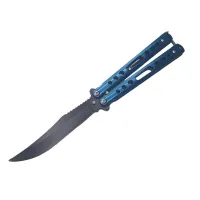 Нож бабочка Benchmade 2163 синий - 1