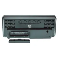 Часы электронные VST-898 зеленый, температура, USB - 3