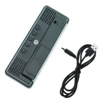 Часы электронные VST-898 белый, температура, USB - 2