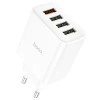 СЗУ Сетевое Зарядное Устройство USB x 4 Hoco C102A , быстрая зарядка 18W - 2