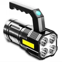 Ручной фонарь X502, 4LED+COB, Li-Ion аккум., ЗУ microUSB - 3