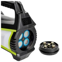 Ручной фонарь T100A-10W+2COB, Белый, Красный, Синий, power bank, 4x18650, ЗУ Type-C - 2