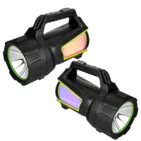 Ручной фонарь T100A-10W+2COB, Белый, Красный, Синий, power bank, 4x18650, ЗУ Type-C - 3