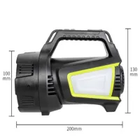 Ручной фонарь T100A-10W+2COB, Белый, Красный, Синий, power bank, 4x18650, ЗУ Type-C - 4