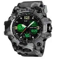 Часы наручные SKMEI 1155BCMGY, GRAY CAMO, 9789 - 4