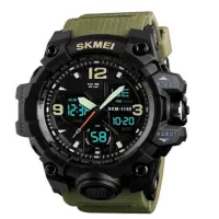 Часы наручные SKMEI 1155BKH, KHAKI, 9734 - 3