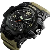 Часы наручные SKMEI 1155BKH, KHAKI, 9734 - 4