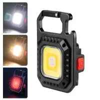 Фонарь для кемпинга RB439-COB, белый, желтый, красный, type-c,индикатор, магнит, карабин - 2